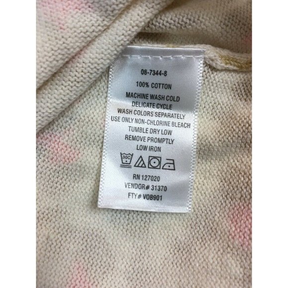 Womens Chawicks Button Up Cardigan u Knit Long sleeve Sweater u Size Large Pink - Picture 3 of 6